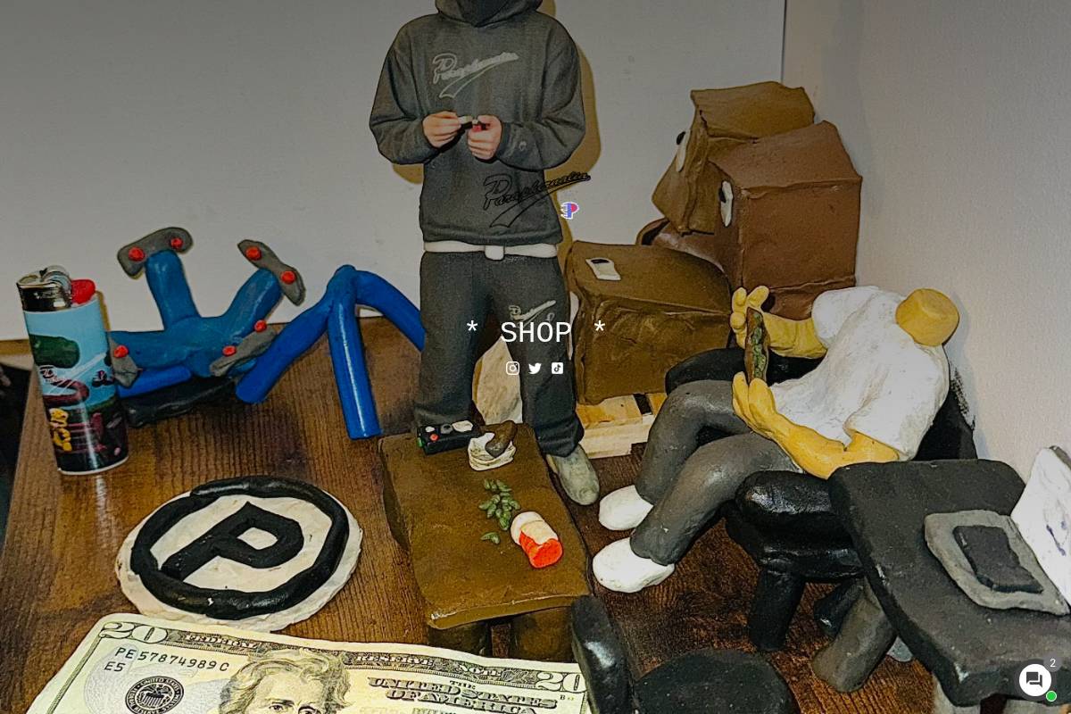 paraphernalia.world homepage screenshot