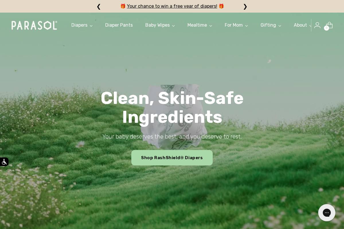 Parasol Co homepage screenshot