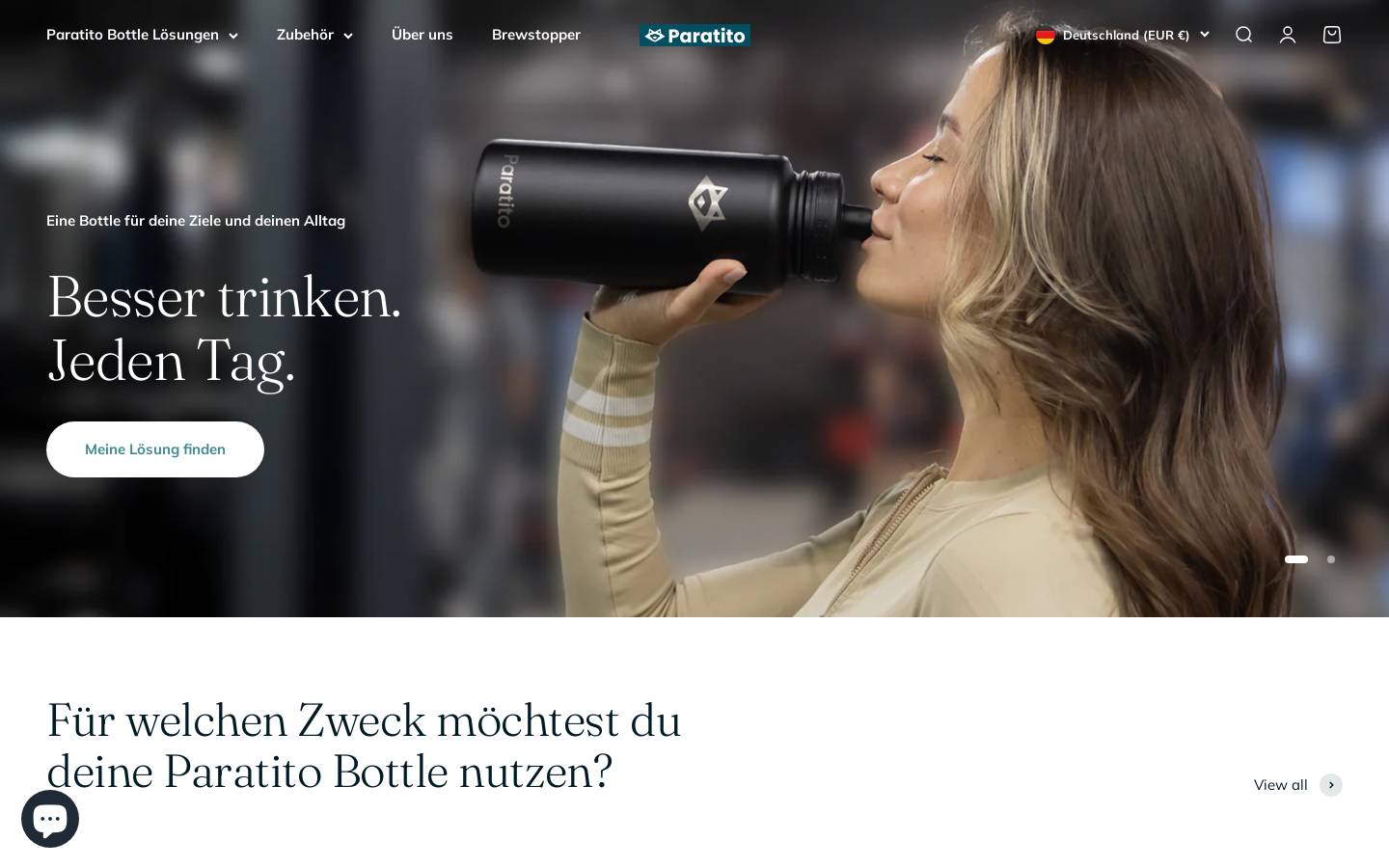 paratito.de homepage screenshot