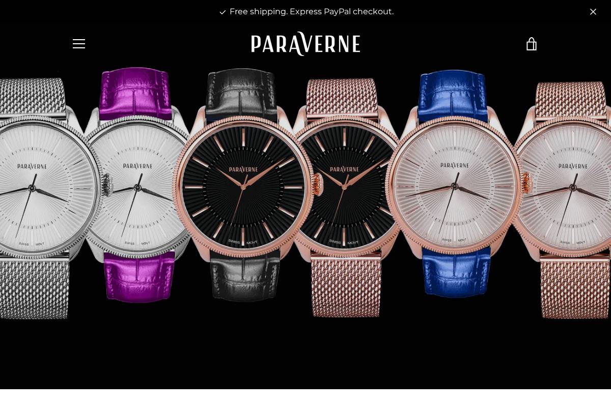 paraverne.com homepage screenshot