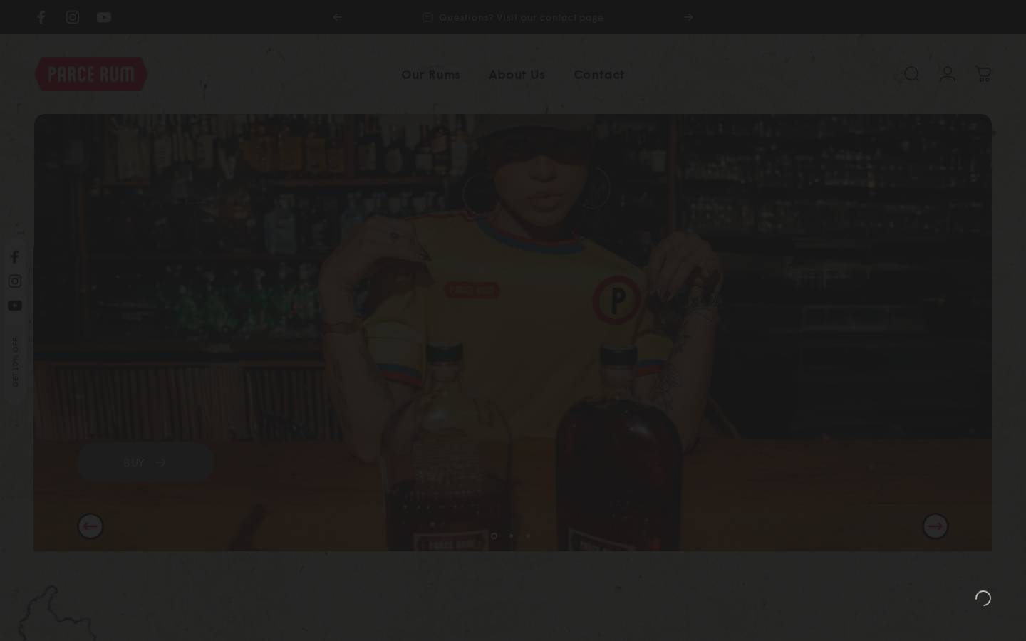 parcerum.com homepage screenshot