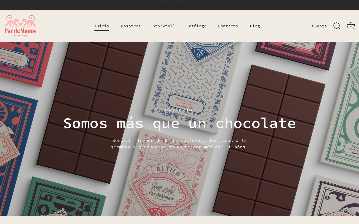 pardemonos.com homepage screenshot