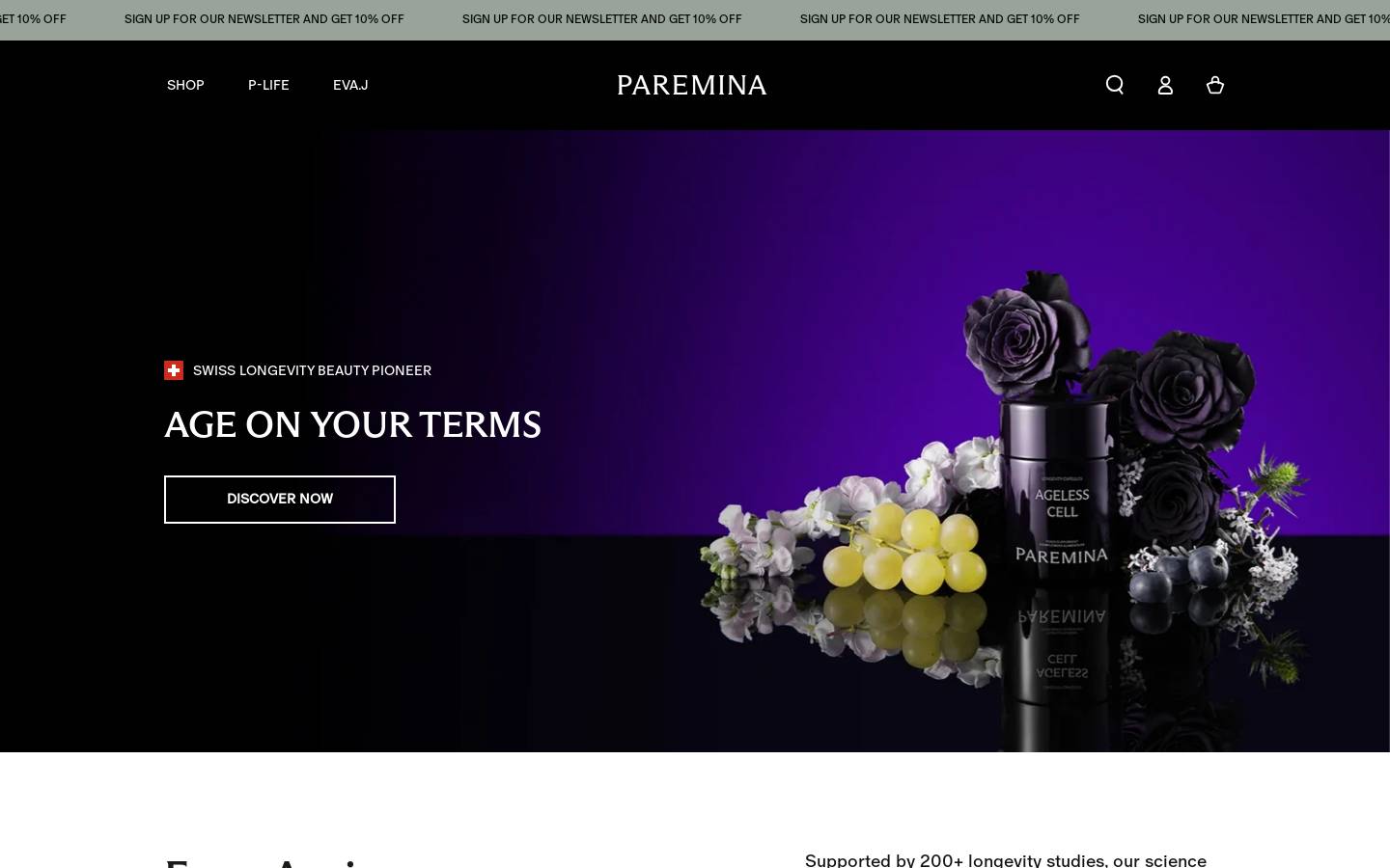 paremina.com homepage screenshot