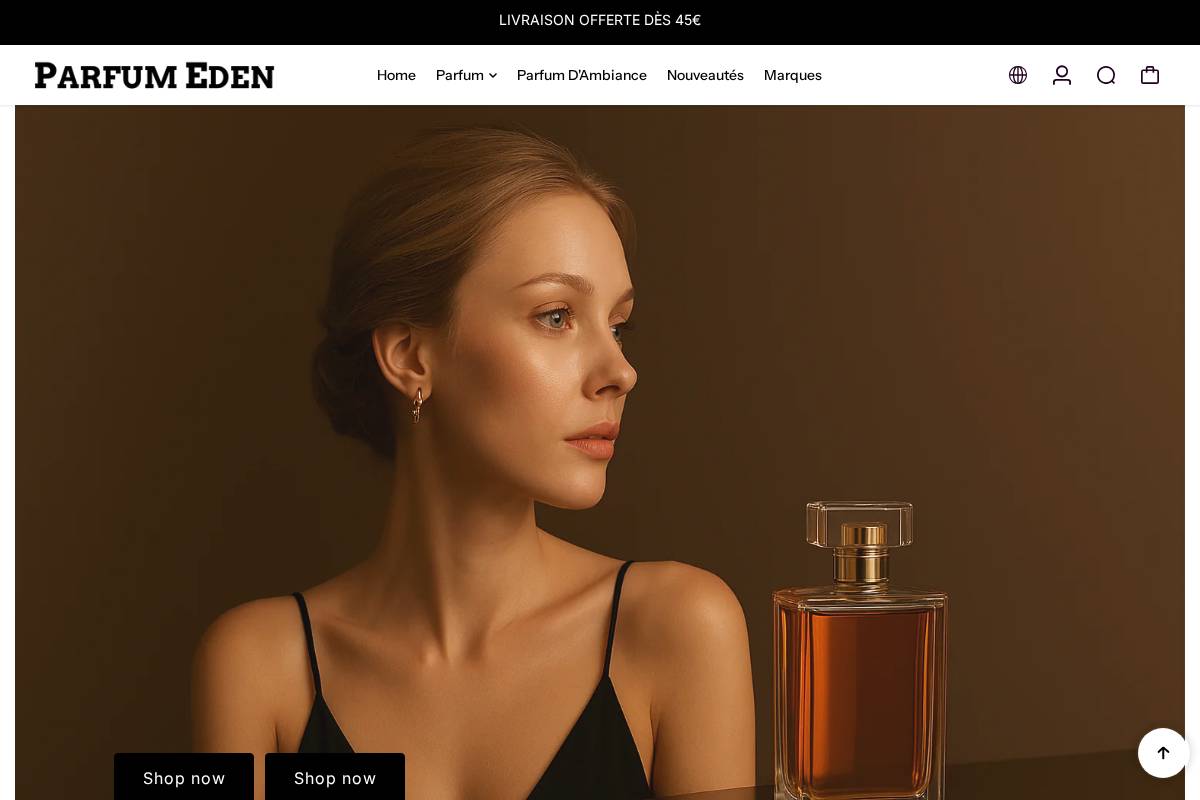 Parfumeden homepage screenshot