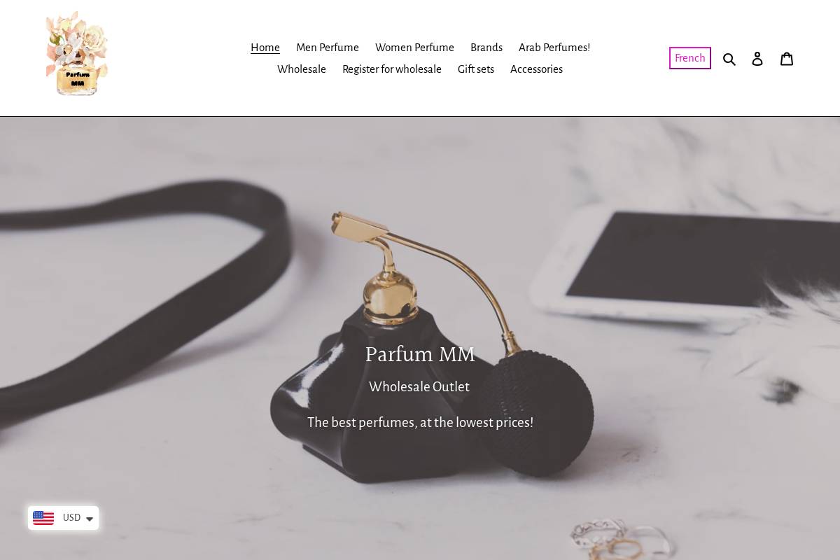 parfummm.com homepage screenshot