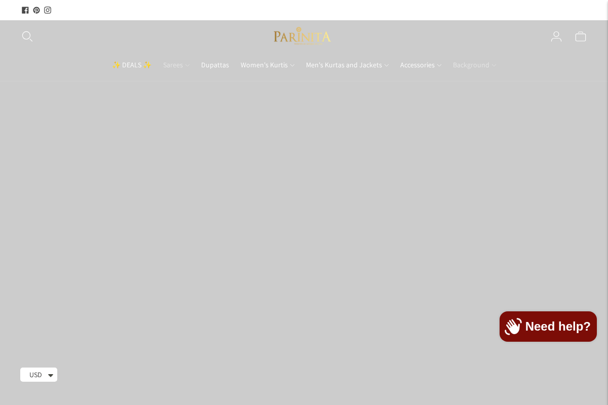 Parinita homepage screenshot