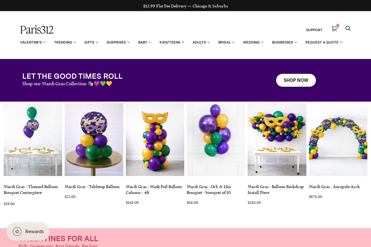 Paris312 homepage screenshot