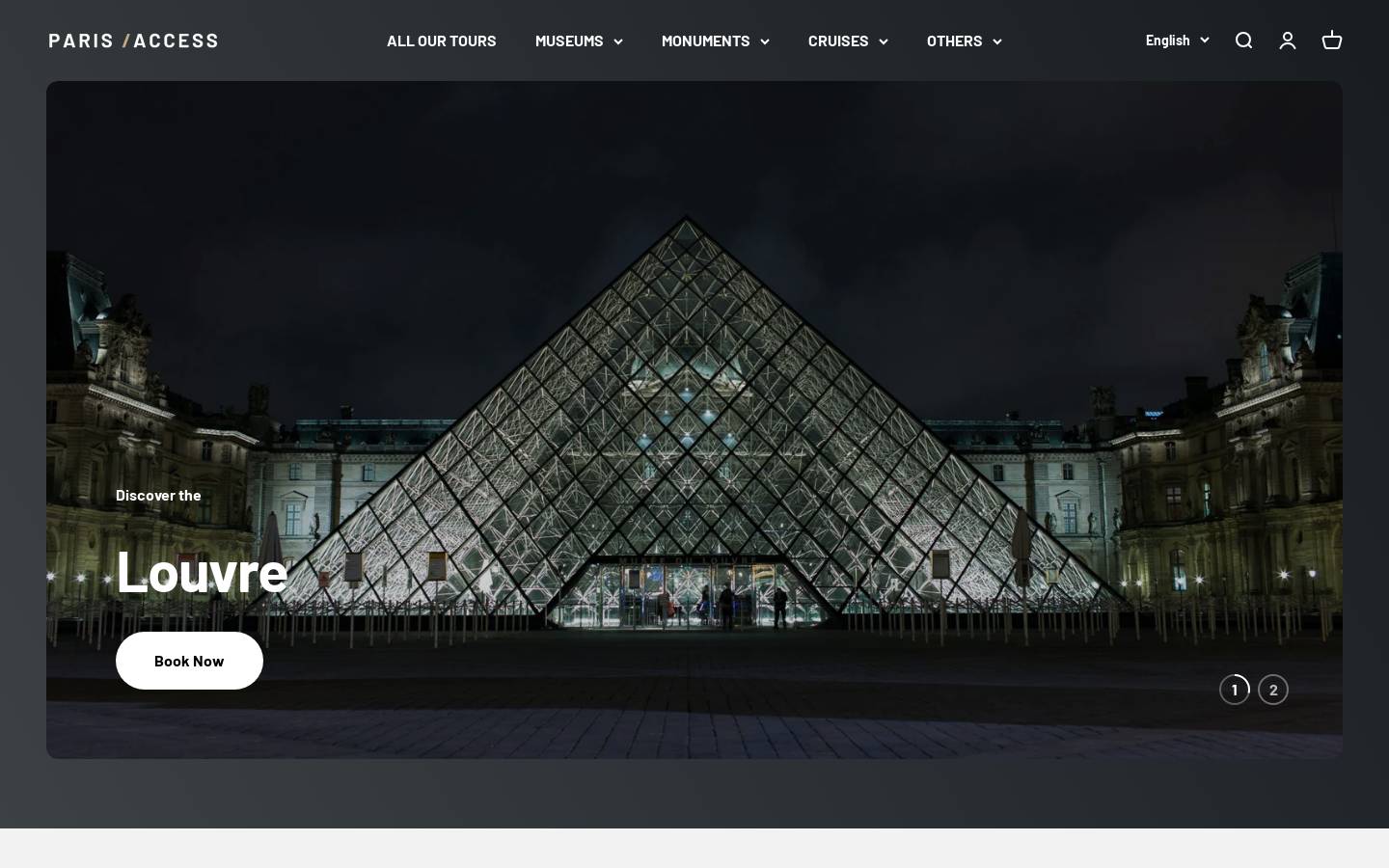 parisaccess.com homepage screenshot