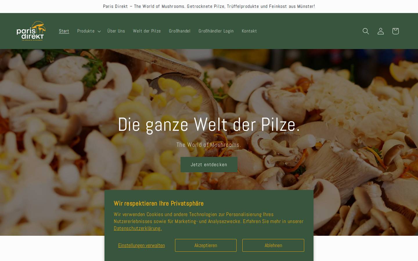 parisdirekt.eu homepage screenshot