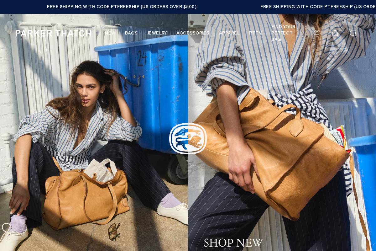parkerthatch.com homepage screenshot