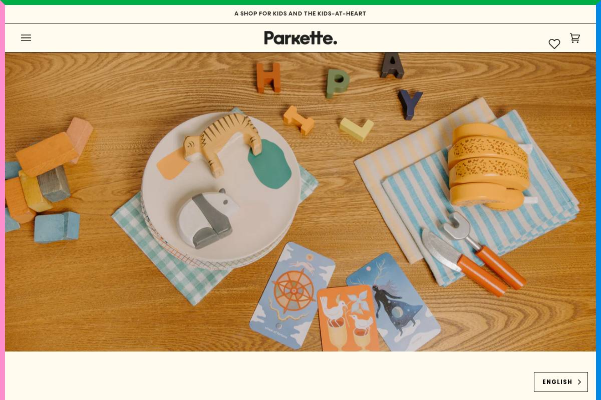 parkette.ca homepage screenshot