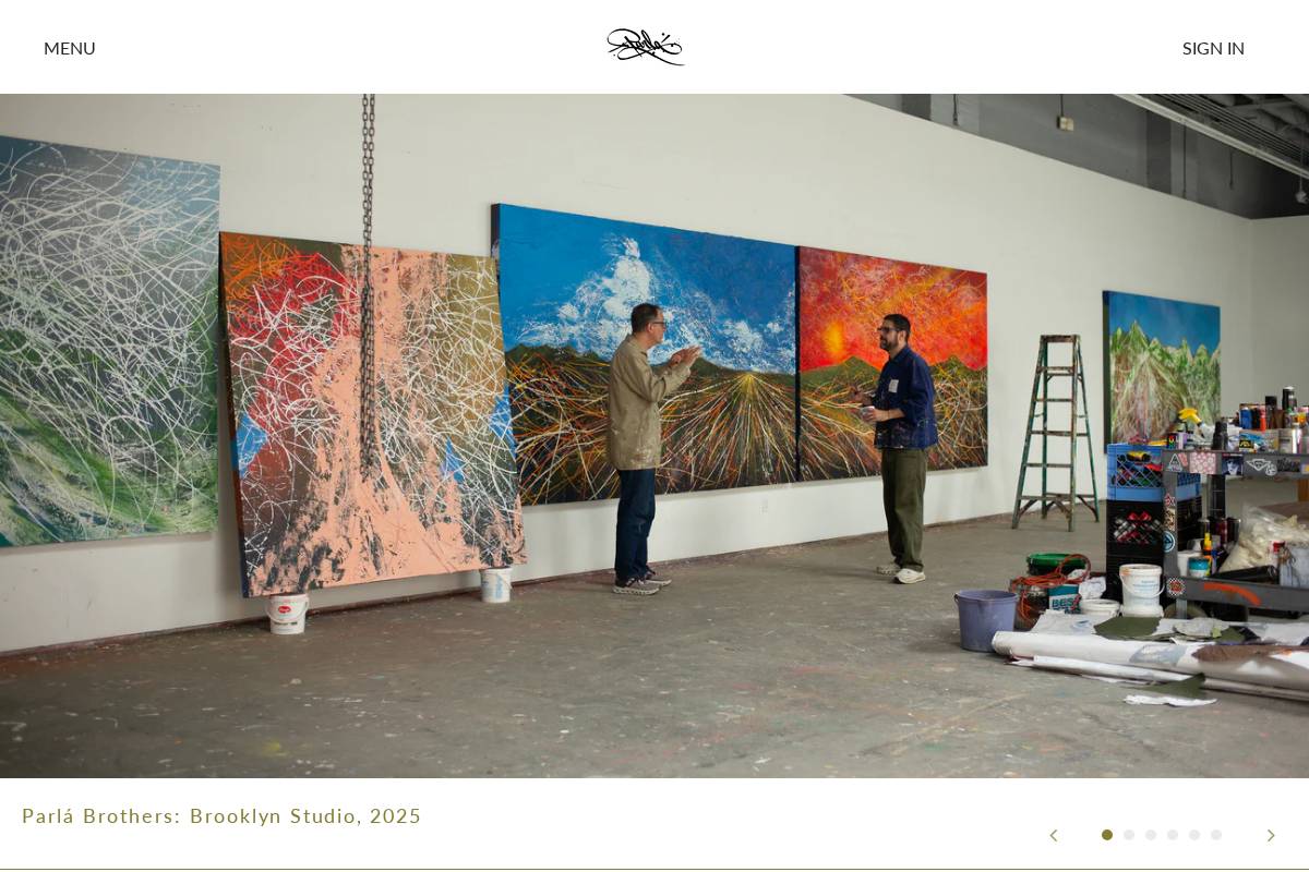 parlastudios.com homepage screenshot