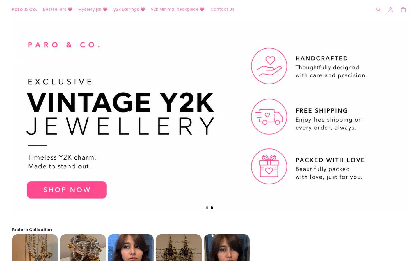 paroandco.com homepage screenshot