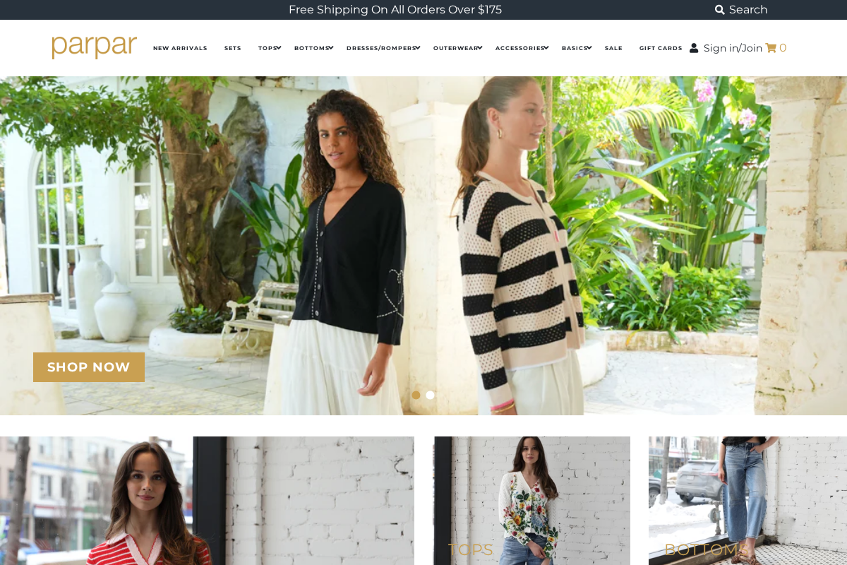 parpar homepage screenshot