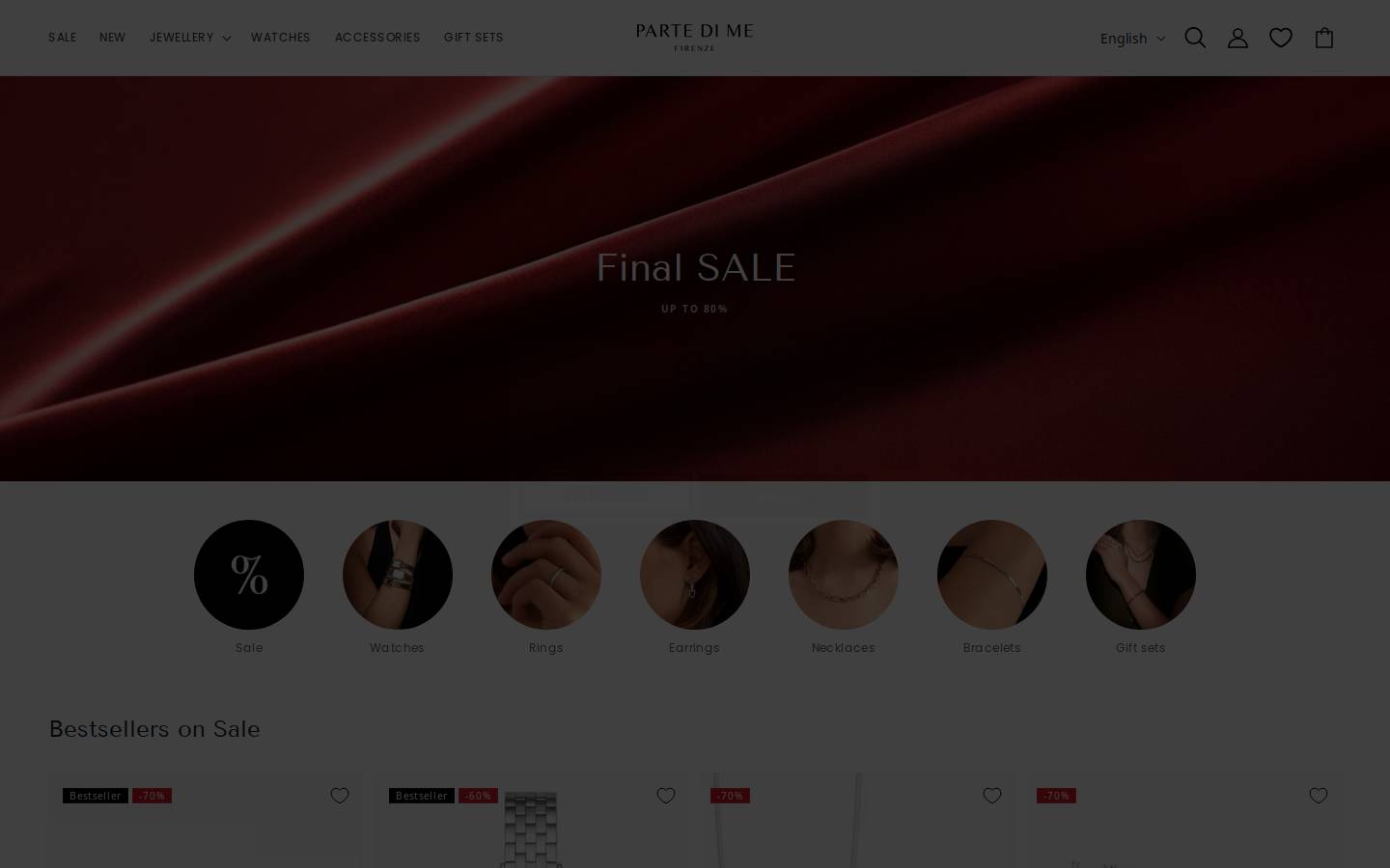 Parte Di Me homepage screenshot