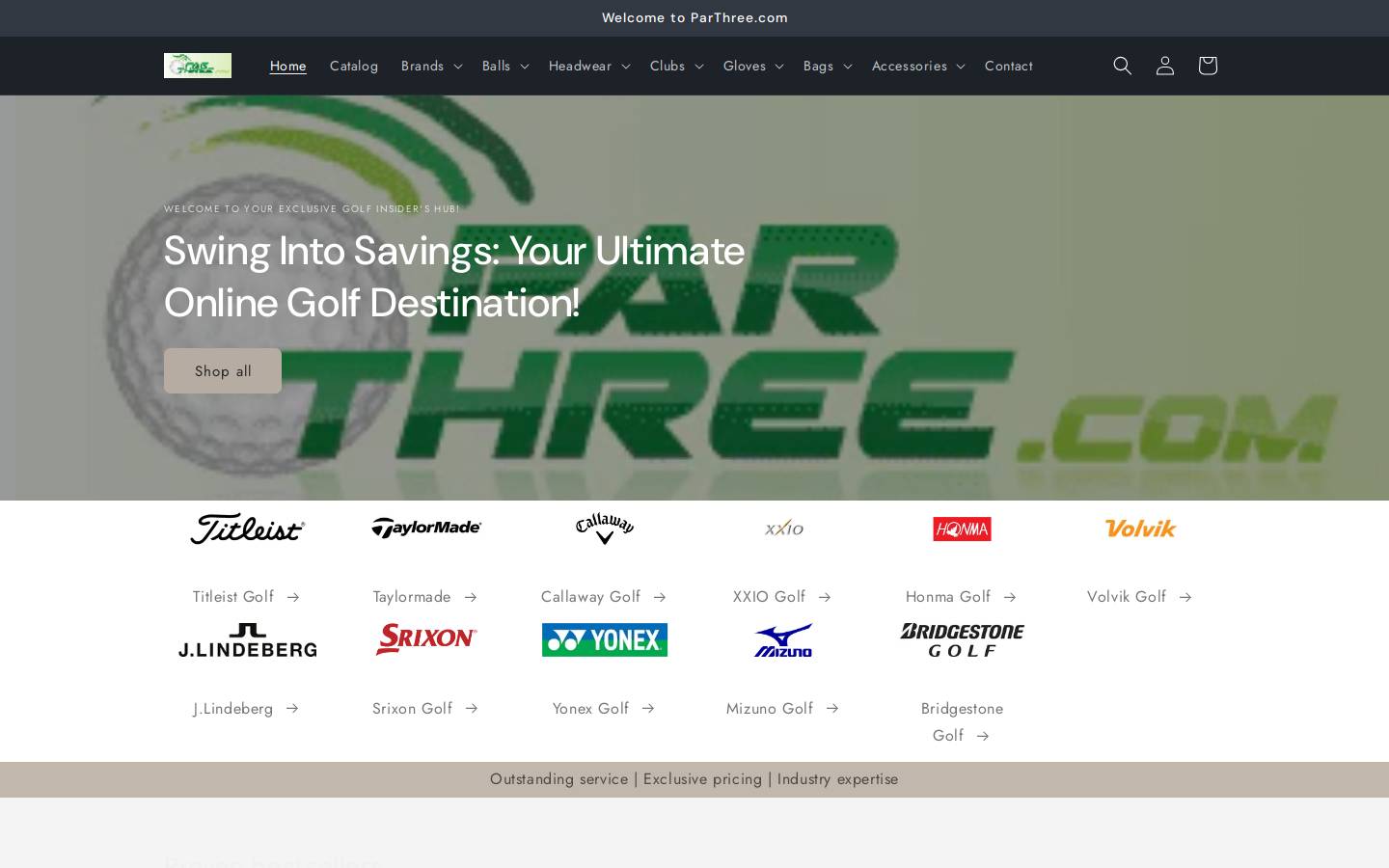 parthree.com homepage screenshot