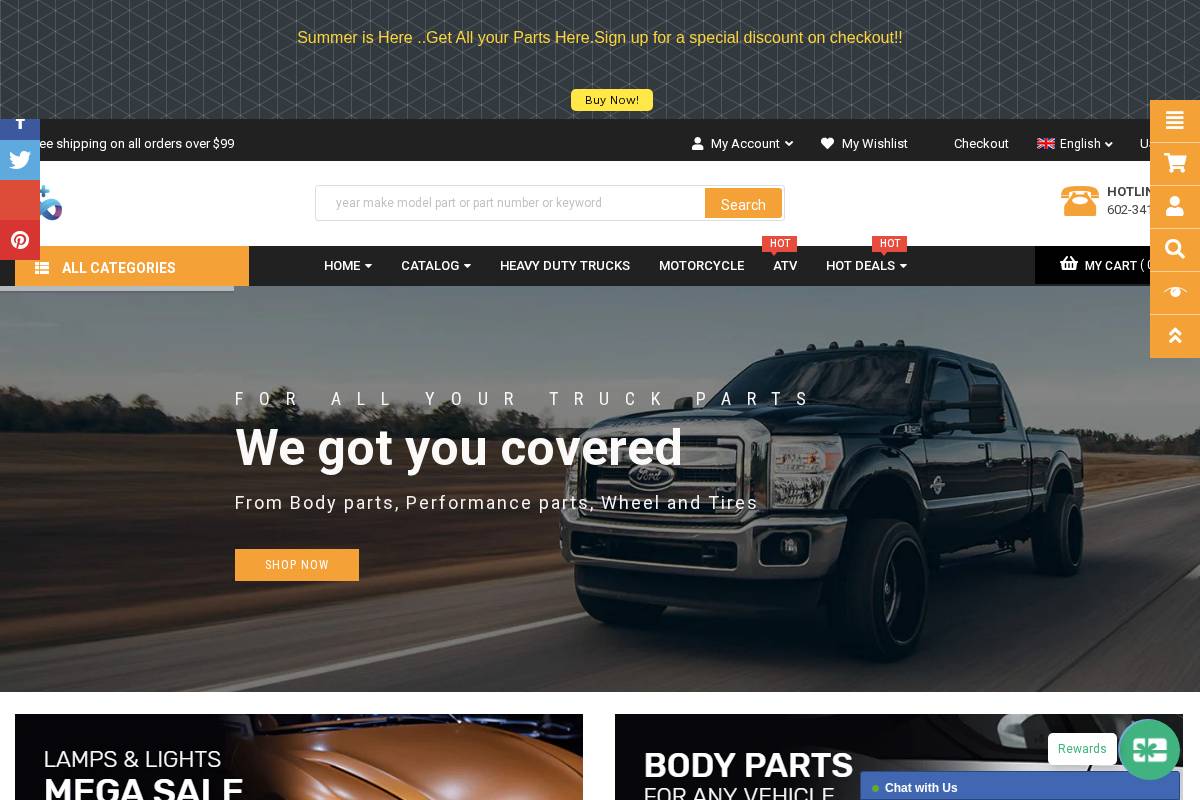 partlimit.com homepage screenshot