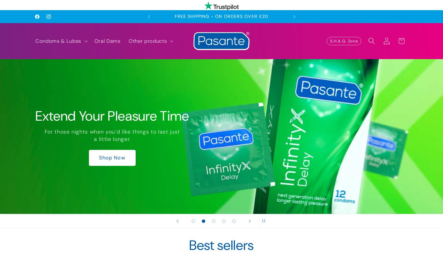 pasante.co.uk homepage screenshot
