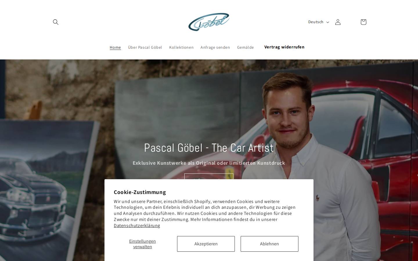 pascalgoebel.com homepage screenshot