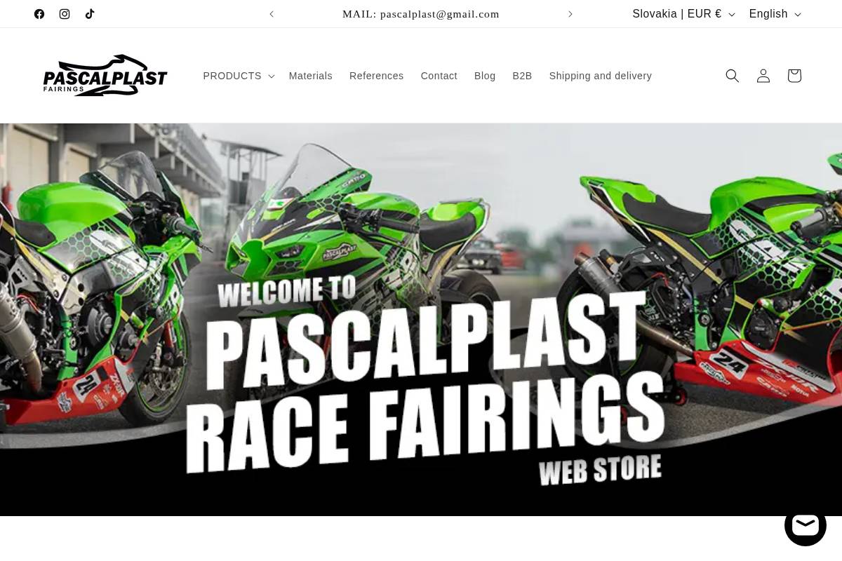 pascalplast.com homepage screenshot