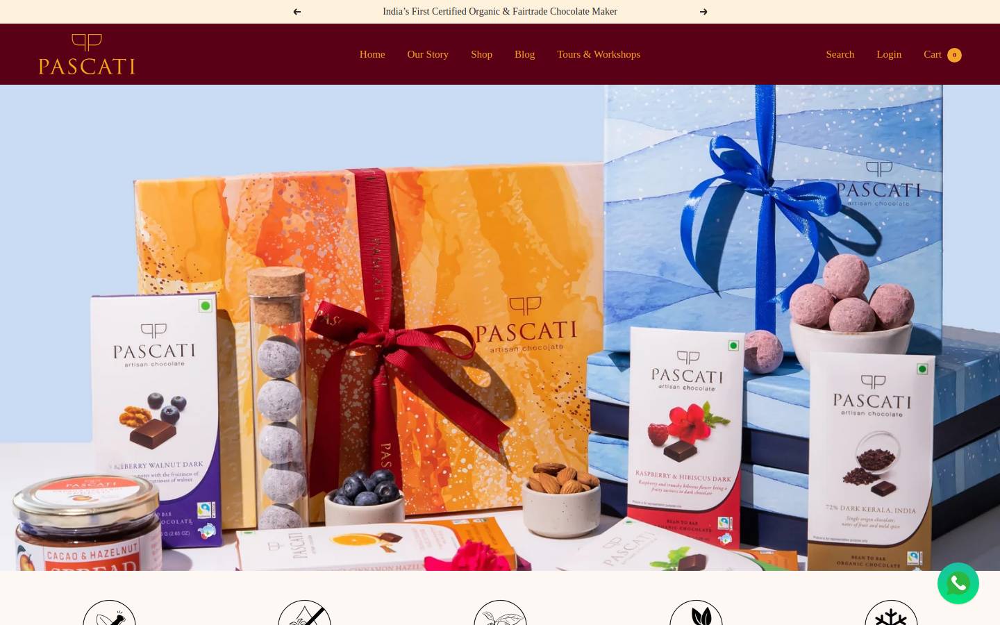 pascati.com homepage screenshot