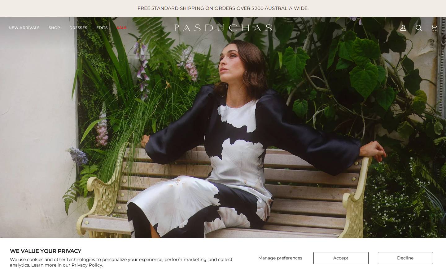 pasduchas.com.au homepage screenshot