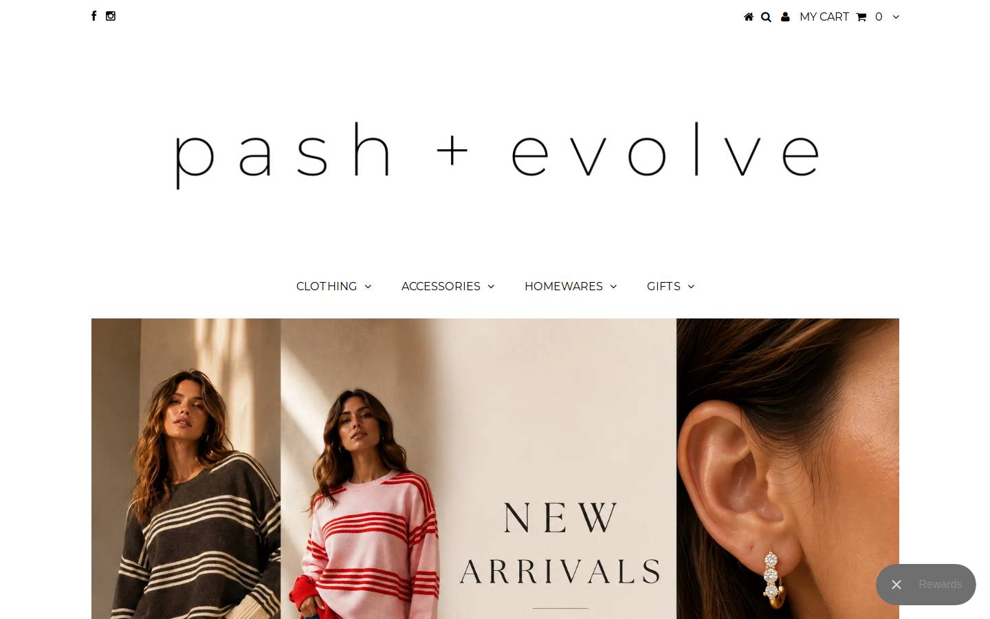 pashandevolve.com.au homepage screenshot