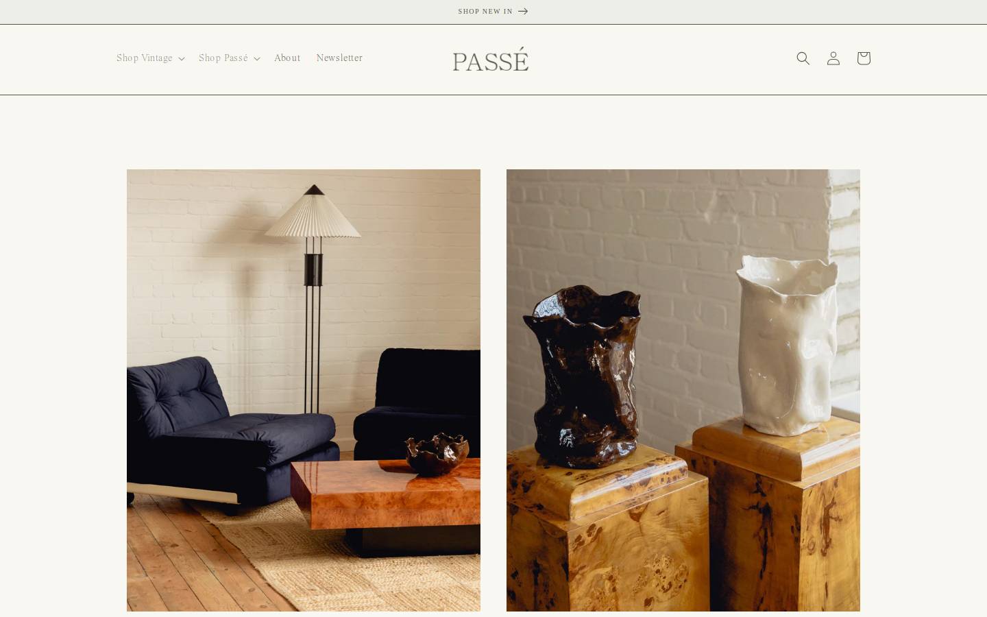 passethestore.com homepage screenshot