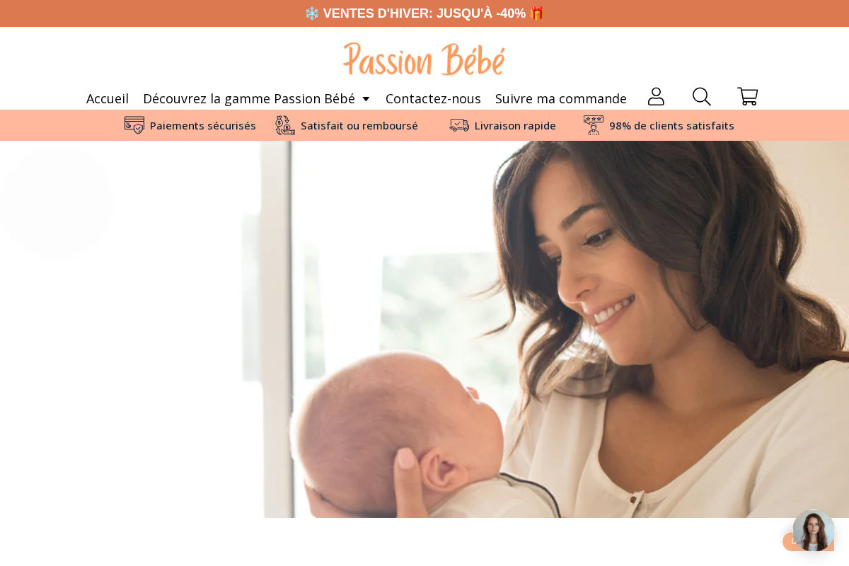 Passion Bebe homepage screenshot