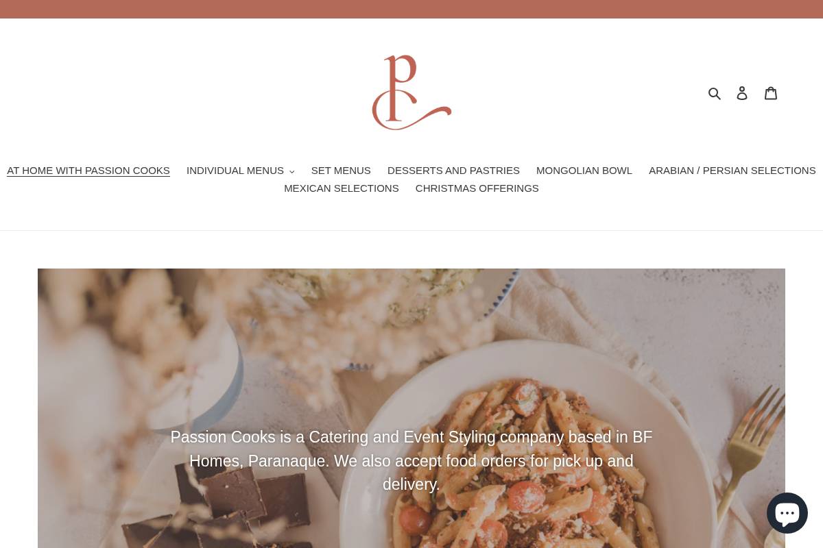 passioncooksph.com homepage screenshot