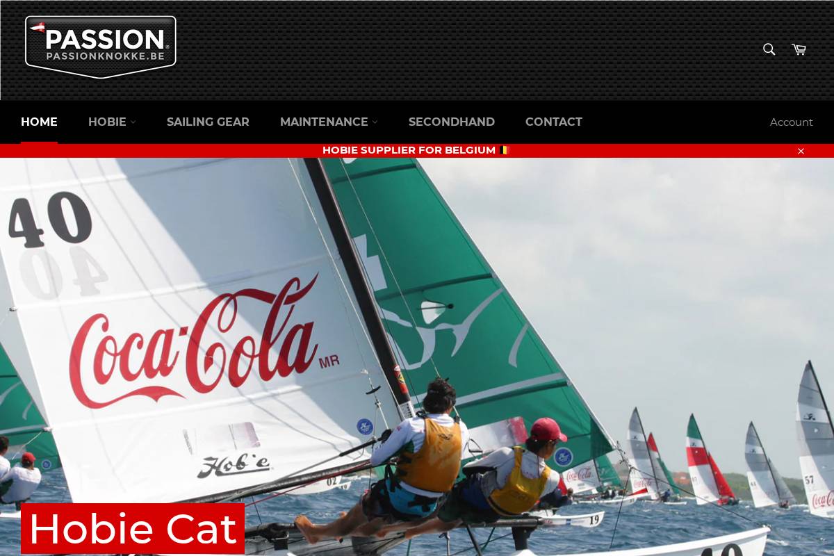 passionknokke.be homepage screenshot