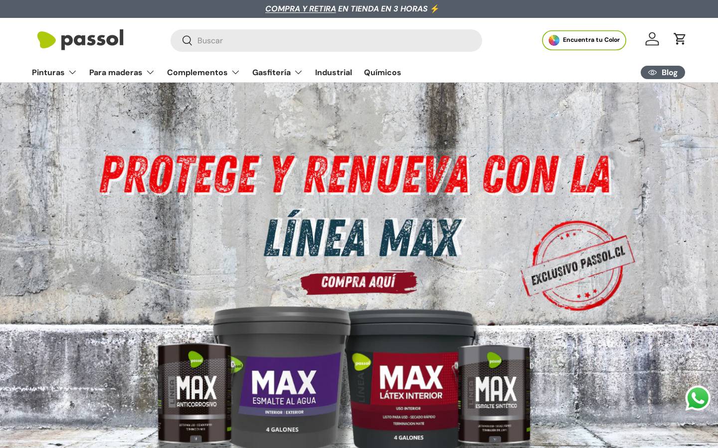 passol.cl homepage screenshot