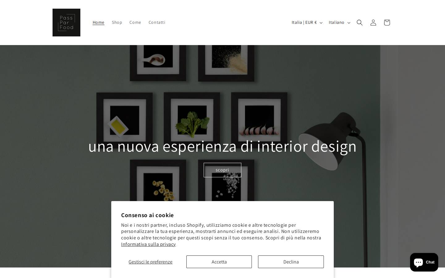 passparfood.com homepage screenshot