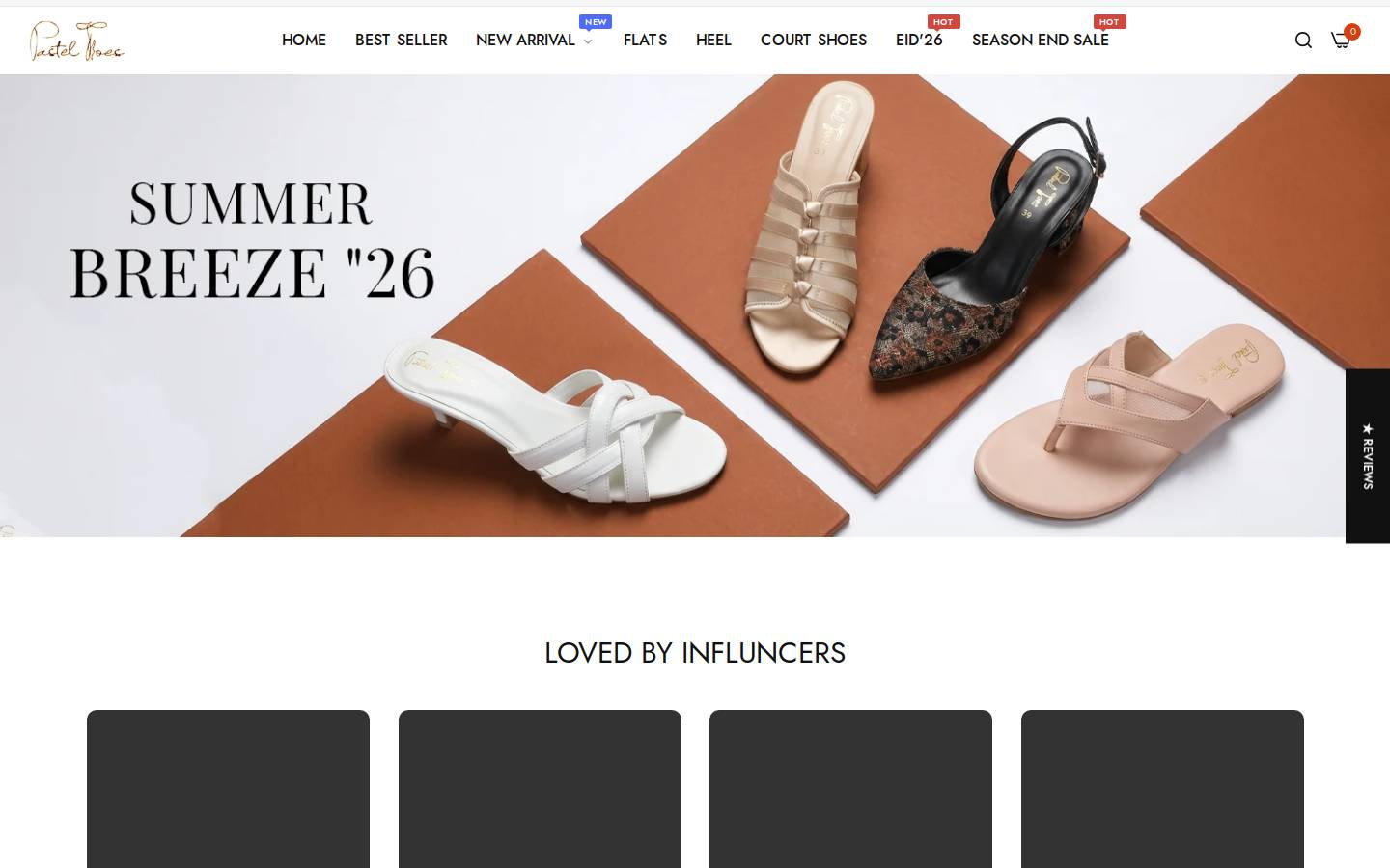 pasteltoes.com homepage screenshot