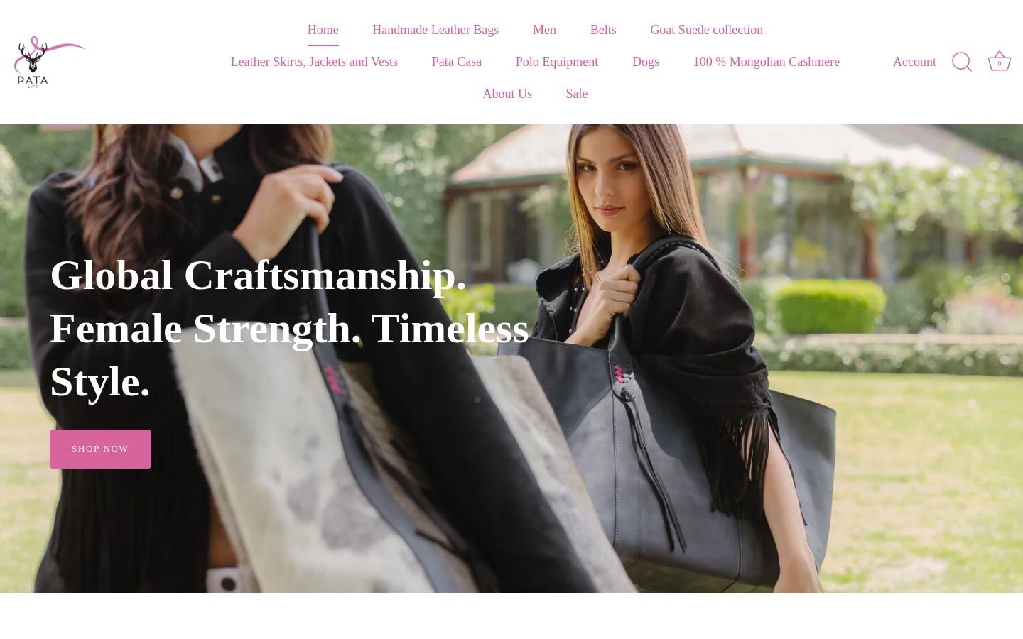 Pata Life  homepage screenshot