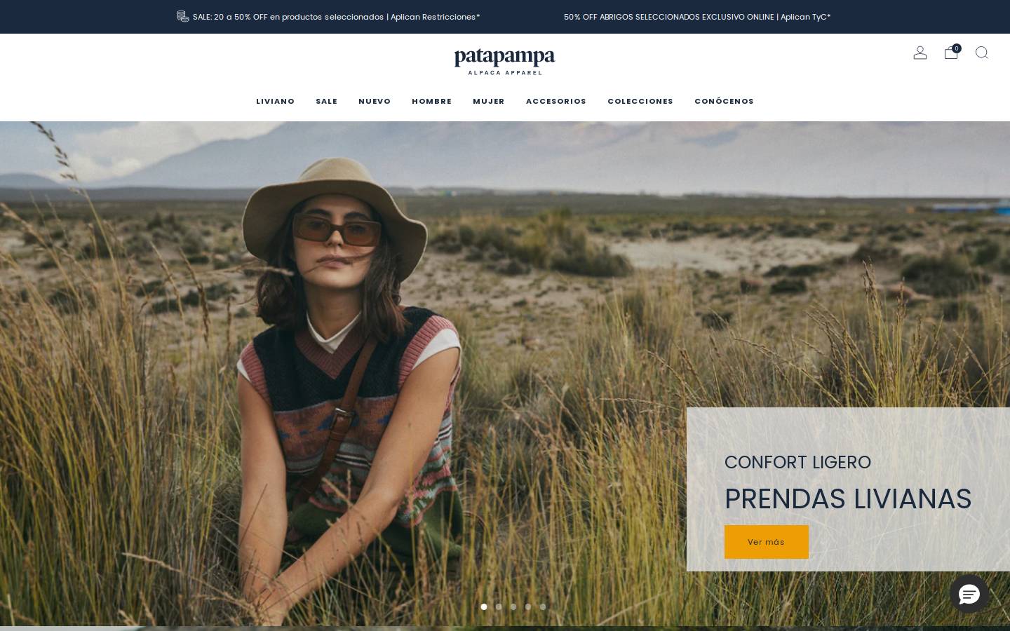 patapampa.pe homepage screenshot