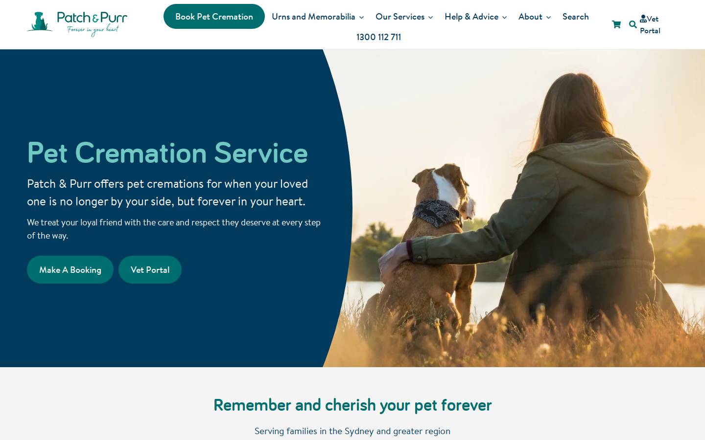 patchandpurr.com.au homepage screenshot