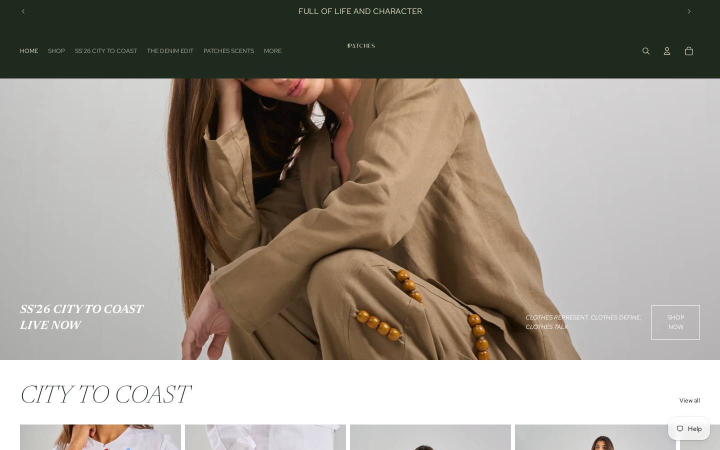 patcheseg.com homepage screenshot