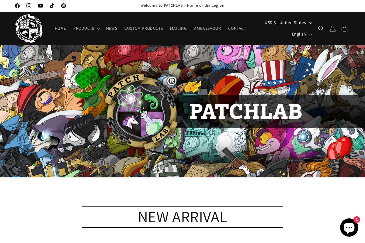 patchlab.de homepage screenshot