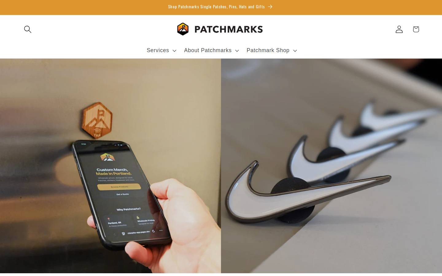 patchmarks.com homepage screenshot