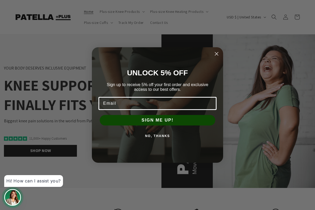 Patellaplus homepage screenshot