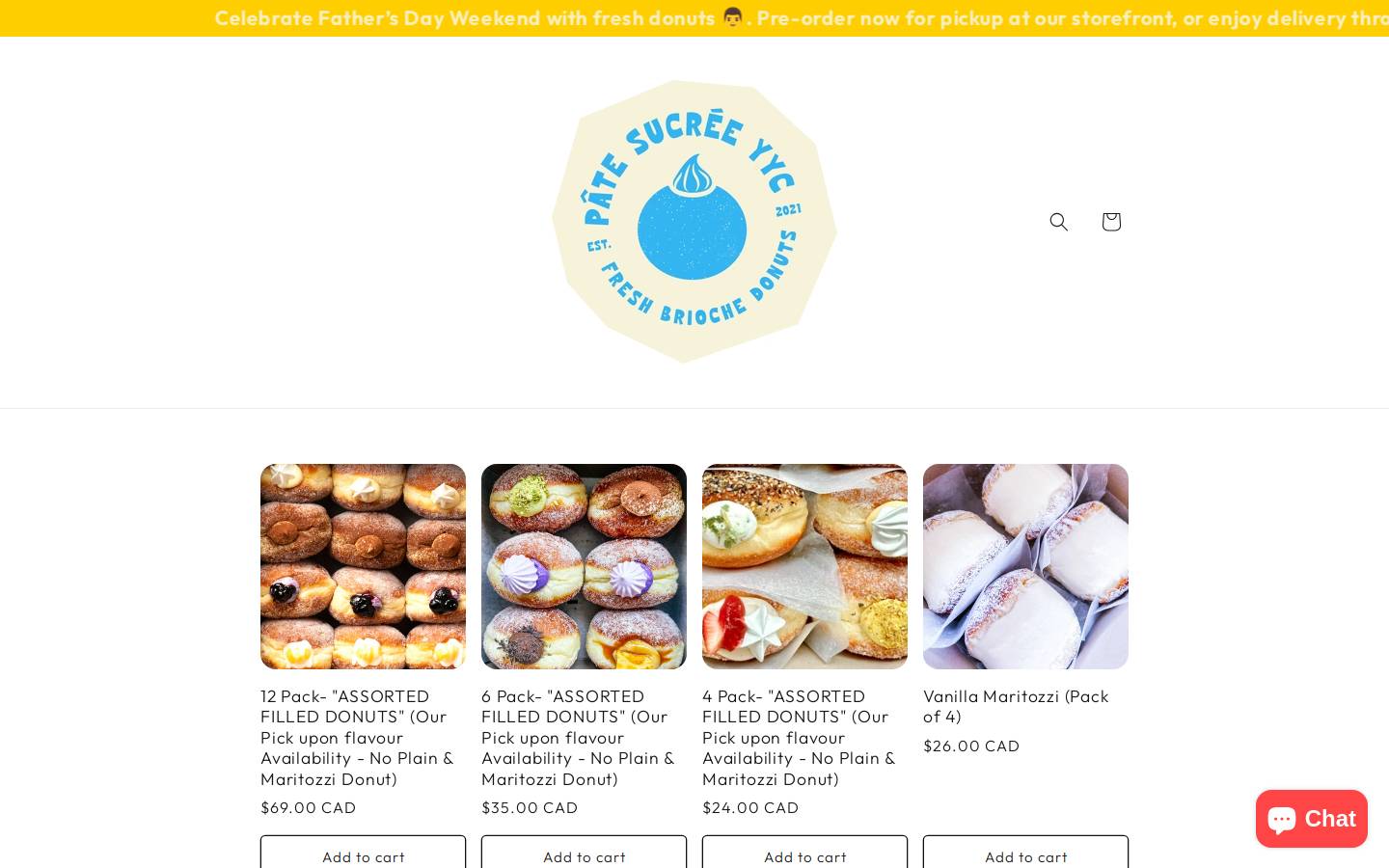 patesucreeyyc.com homepage screenshot