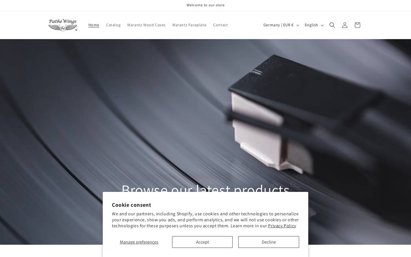 pathewings.de homepage screenshot