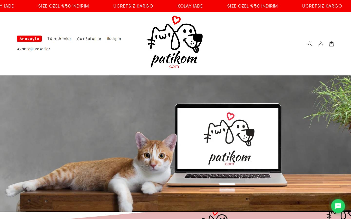 patikom.com homepage screenshot