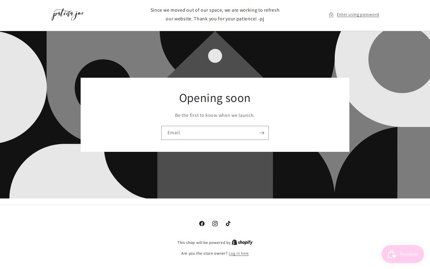 patinajoe.com homepage screenshot