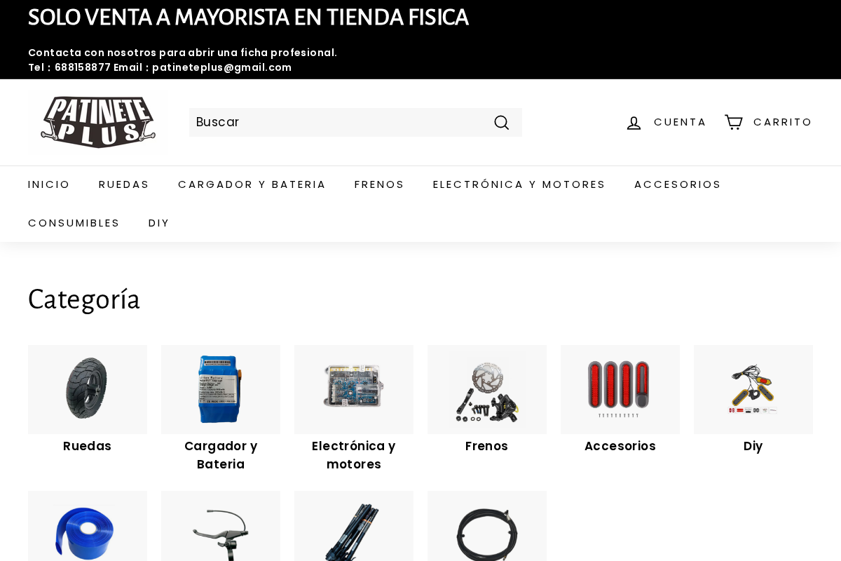 Patineteplus homepage screenshot