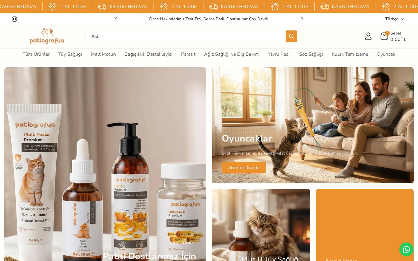 patiografya.com homepage screenshot