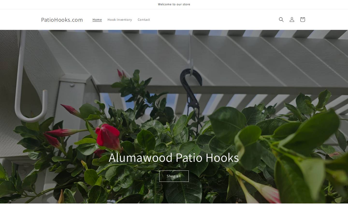 patiohooks.com homepage screenshot