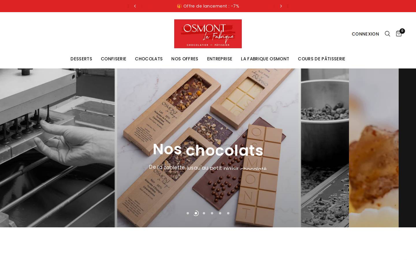patisserie-osmont.fr homepage screenshot