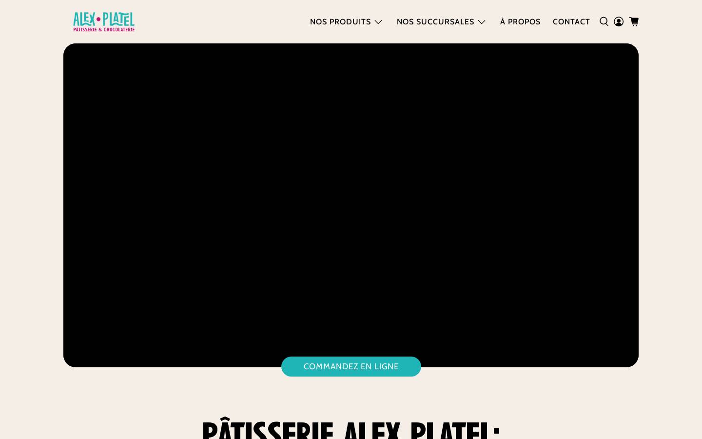 patisseriealexplatel.com homepage screenshot